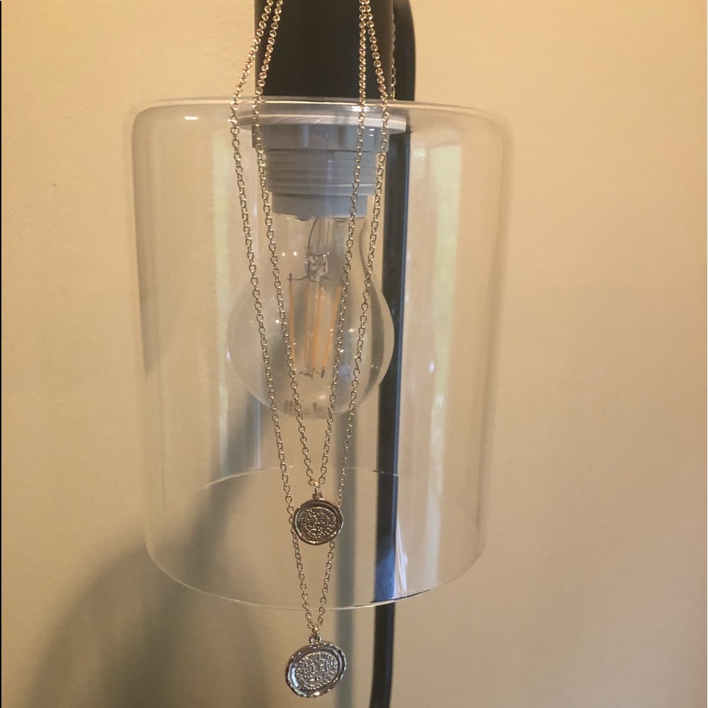 Gold two layered necklace